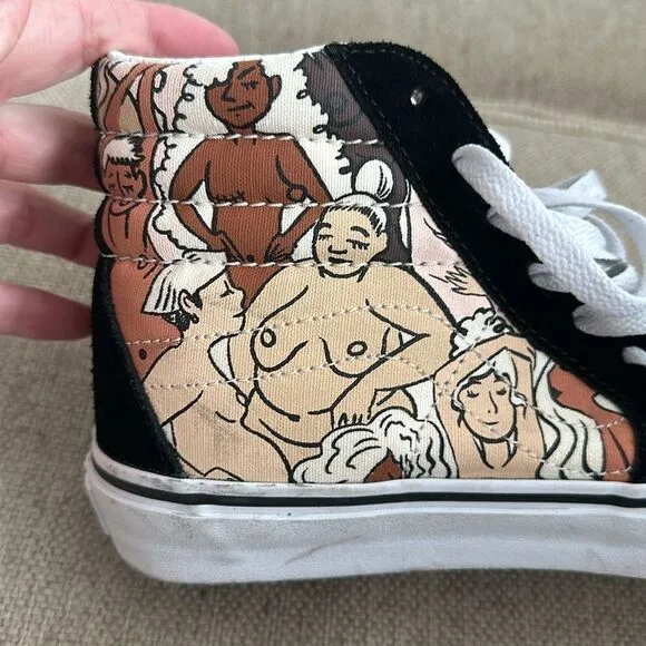 Vans High Top Breast Cancer Awareness Shoes