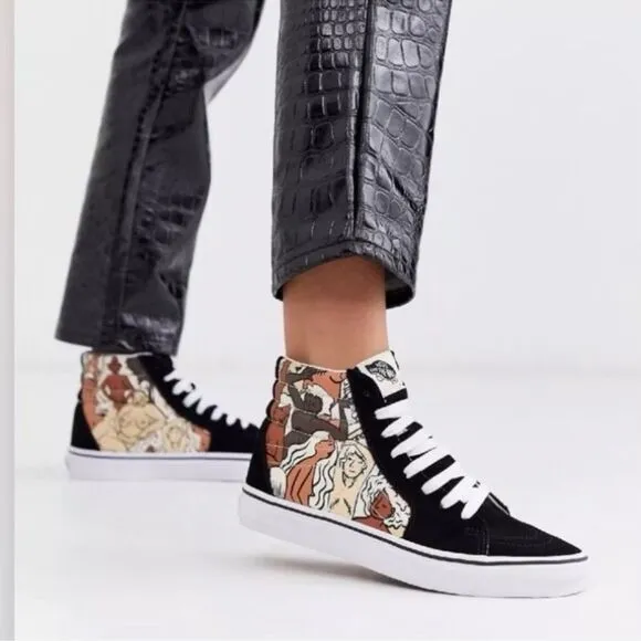Vans High Top Breast Cancer Awareness Shoes