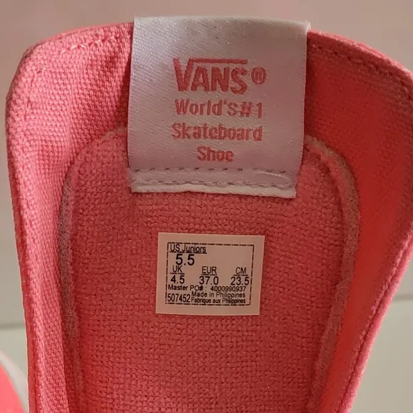 Vans Kids High-Top Sneakers - Pink and Yellow