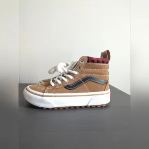 Vans Kids Sk8-Hi MTE-1 High-Top Sneakers - Tan and Black