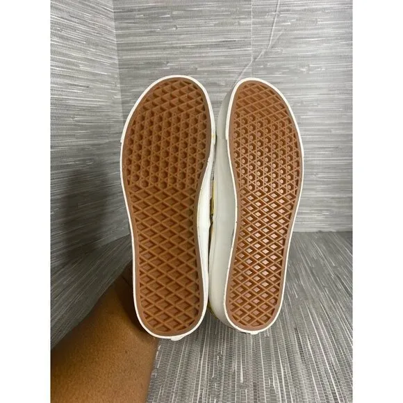 Vans Mens Authentic 44 Mooneyes Skate Shoes Yellow 721454 Low Top‎ 7.5M New