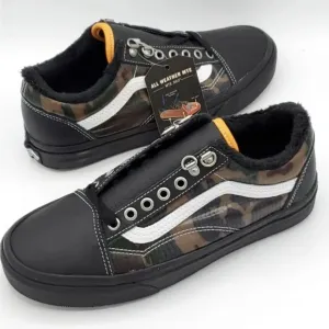 Vans Men's Old Skool MTE All Weather Skate Shoes Black Camouflage- Size 11