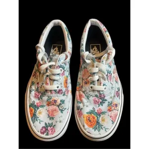VANS Multicolor Era 'Garden Floral Print Sneaker Shoes Size Mens 5.5 Womens 7