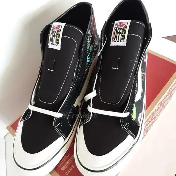 🆕Vans Off the Wall Sk8-Hi 138 Decon V66 Black/Multi Sneakers Shoes Mens 12