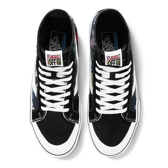 🆕Vans Off the Wall Sk8-Hi 138 Decon V66 Black/Multi Sneakers Shoes Mens 12