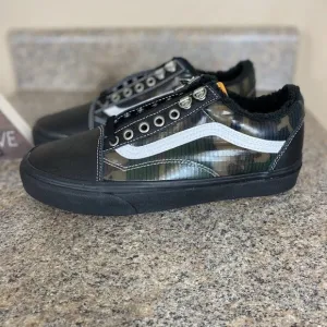 Vans‎ Old Skool All Weather MTE Mens Size 7.5 / Womens Size 9 / Black Camo