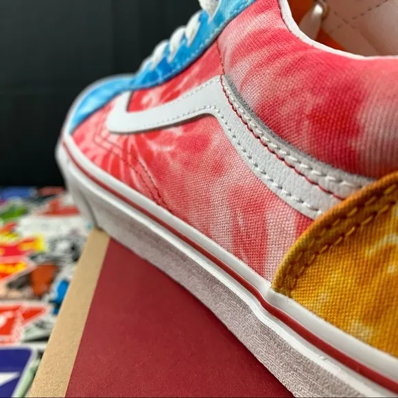 Vans Old Skool Multicolor Tie-Dye Womens Various Sizes
