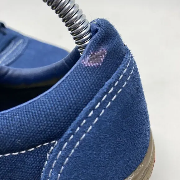 Vans Paradoxxx Blue Suede Gum Sneakers Size M 7 / W 8.5 Low Top Ultra Cush Shoes