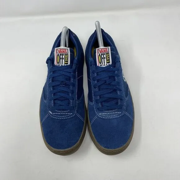 Vans Paradoxxx Blue Suede Gum Sneakers Size M 7 / W 8.5 Low Top Ultra Cush Shoes