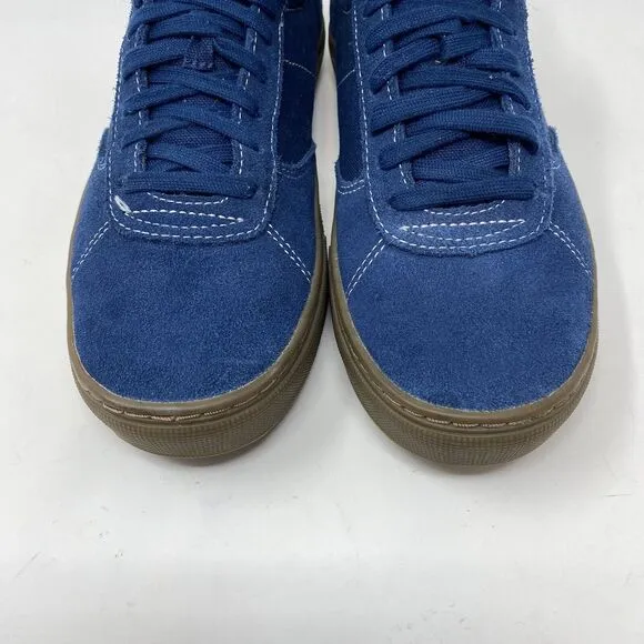 Vans Paradoxxx Blue Suede Gum Sneakers Size M 7 / W 8.5 Low Top Ultra Cush Shoes