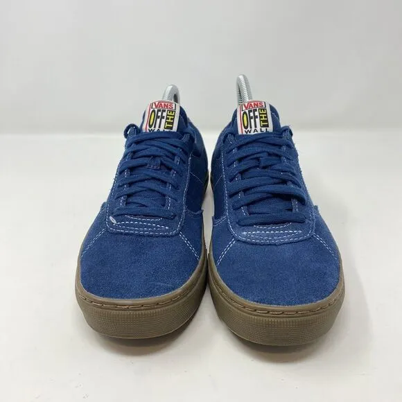 Vans Paradoxxx Blue Suede Gum Sneakers Size M 7 / W 8.5 Low Top Ultra Cush Shoes