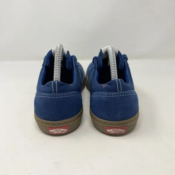 Vans Paradoxxx Blue Suede Gum Sneakers Size M 7 / W 8.5 Low Top Ultra Cush Shoes