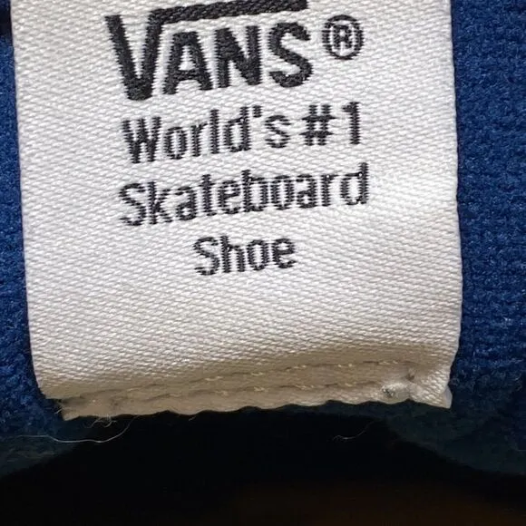 Vans Paradoxxx Blue Suede Gum Sneakers Size M 7 / W 8.5 Low Top Ultra Cush Shoes