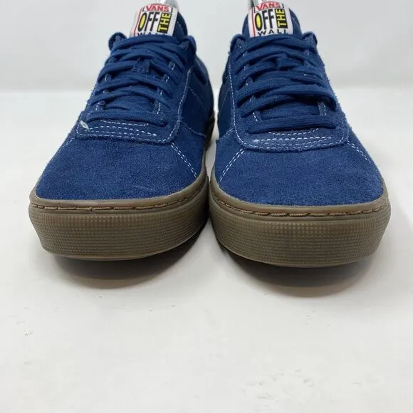 Vans Paradoxxx Blue Suede Gum Sneakers Size M 7 / W 8.5 Low Top Ultra Cush Shoes