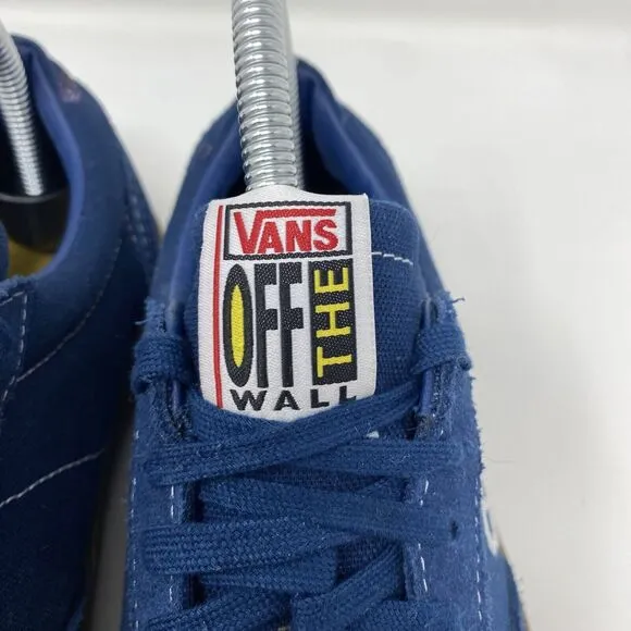 Vans Paradoxxx Blue Suede Gum Sneakers Size M 7 / W 8.5 Low Top Ultra Cush Shoes