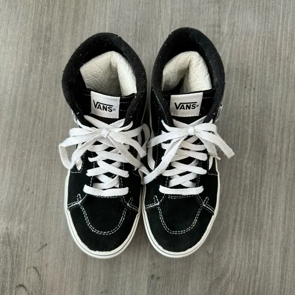 Vans Sk8-Hi black sneakers shoes size kids youth 3