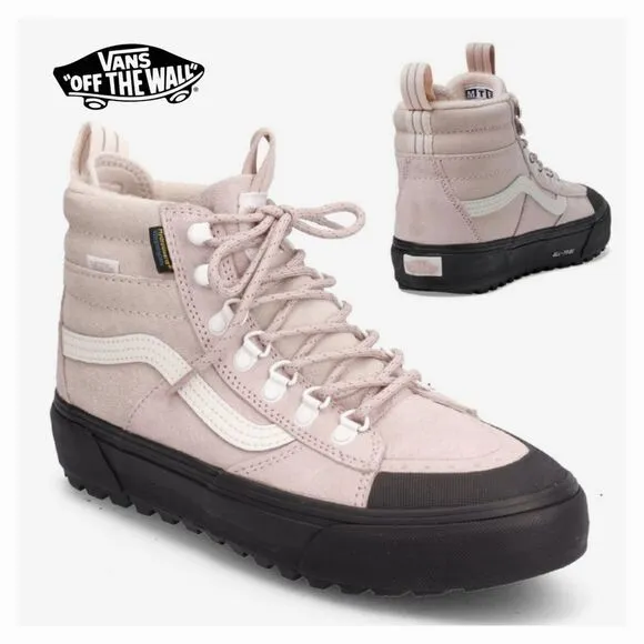 VANS SK8-Hi DR MTE-2 Waterproof Sneakers Shoes Pink Women's Size 8.5 NEW