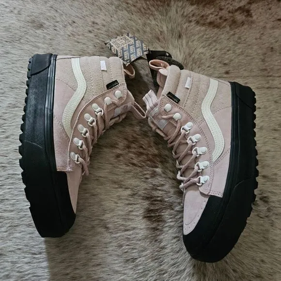 VANS SK8-Hi DR MTE-2 Waterproof Sneakers Shoes Pink Women's Size 8.5 NEW