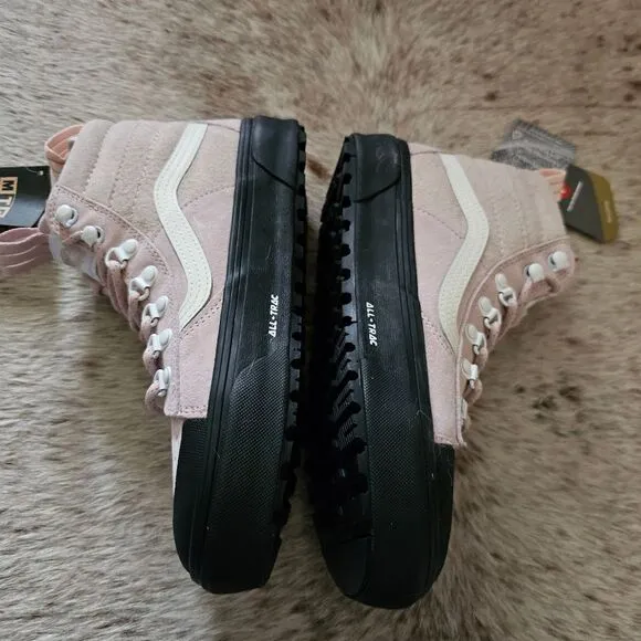 VANS SK8-Hi DR MTE-2 Waterproof Sneakers Shoes Pink Women's Size 8.5 NEW