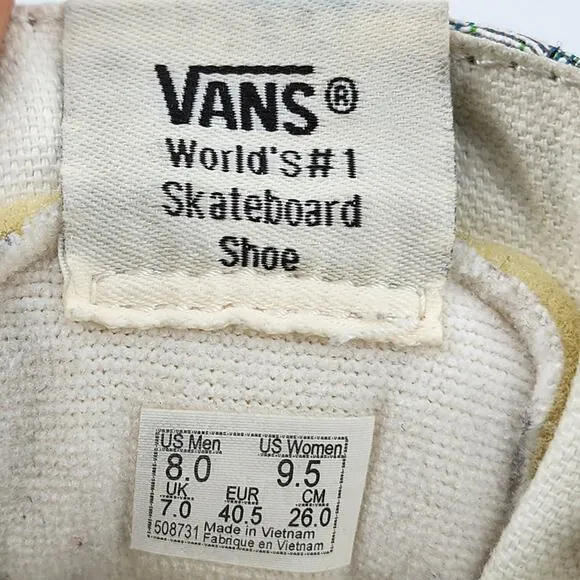 Vans SK8-Hi Floral Tapestry Print High Top Shoes Sneakers Womens Size 9.5