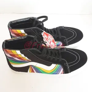 🆕Vans Sk8-Hi Refract Rainbow Pride Shoes NWT NWOB