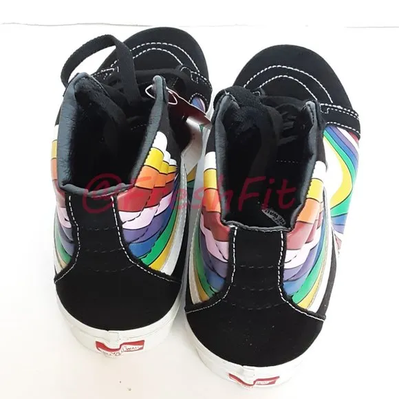 🆕Vans Sk8-Hi Refract Rainbow Pride Shoes NWT NWOB