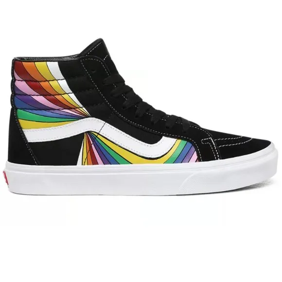 🆕Vans Sk8-Hi Refract Rainbow Pride Shoes NWT NWOB