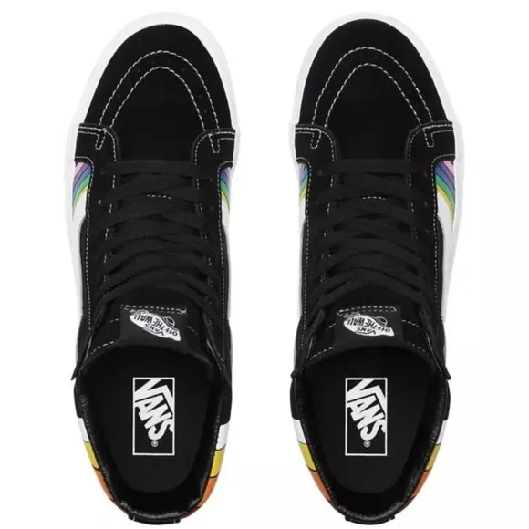 🆕Vans Sk8-Hi Refract Rainbow Pride Shoes NWT NWOB