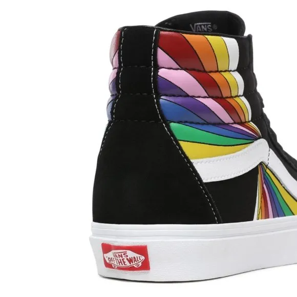 🆕Vans Sk8-Hi Refract Rainbow Pride Shoes NWT NWOB