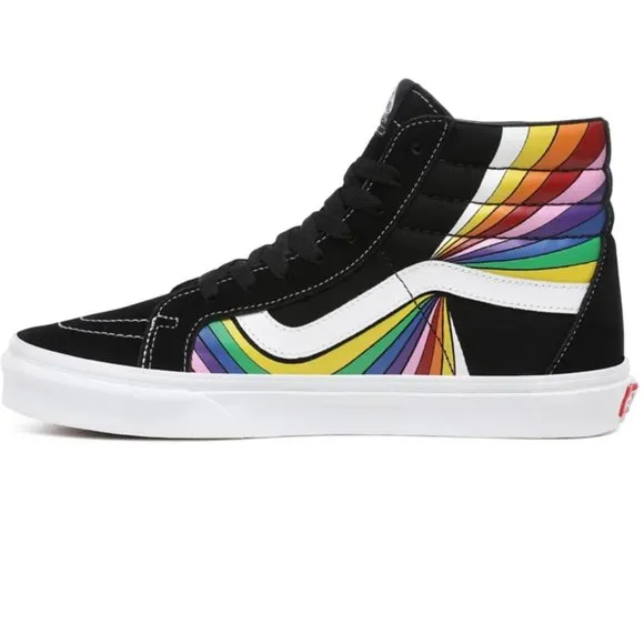 🆕Vans Sk8-Hi Refract Rainbow Pride Shoes NWT NWOB