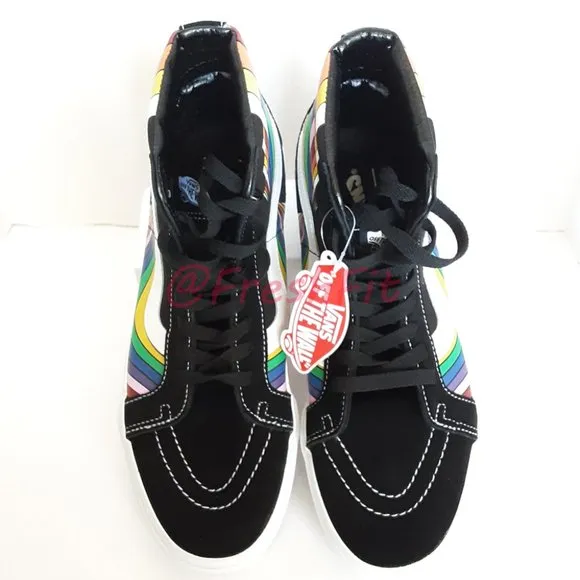🆕Vans Sk8-Hi Refract Rainbow Pride Shoes NWT NWOB