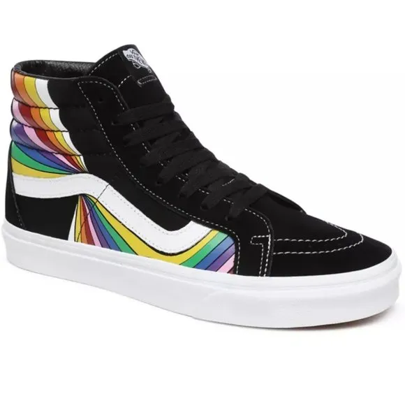 🆕Vans Sk8-Hi Refract Rainbow Pride Shoes NWT NWOB