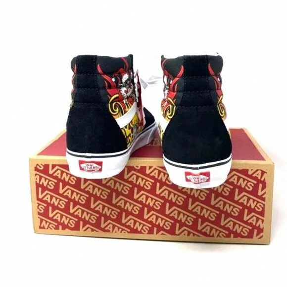 VANS Sk8-Hi Shoes High Top Black Suede Men’s VN0A4BVTBLK Sneakers Casual Size