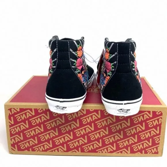 VANS Sk8-Hi Shoes Men Size Suede Canvas Black VN0A7Q5NBMW Top High Skateboarding