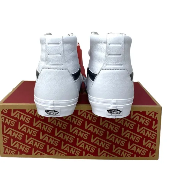 VANS Sk8-Hi XL Shoes Big Mood Leather White Men's Size Skate Casual VN0A5KRYWHT