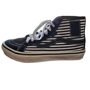Vans Skate Sk8-Hi Decon Breana Geering Black White PopCush Shoes Men's Size 8