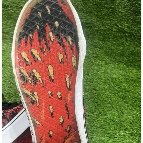 Vans Stranger Things Sk8 High Shoes Mens 10 Black Netflix Upside Down Demogorg