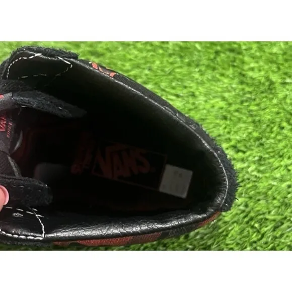 Vans Stranger Things Sk8 High Shoes Mens 10 Black Netflix Upside Down Demogorg