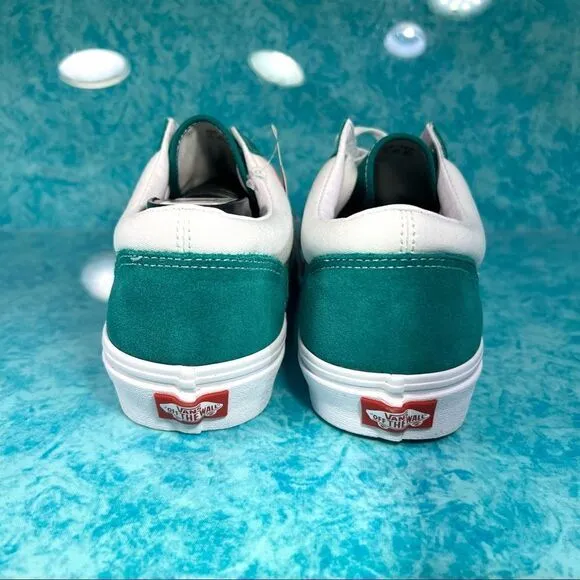 Vans Style 36 White Green Men’s Low Top Suede Shoes Sneakers