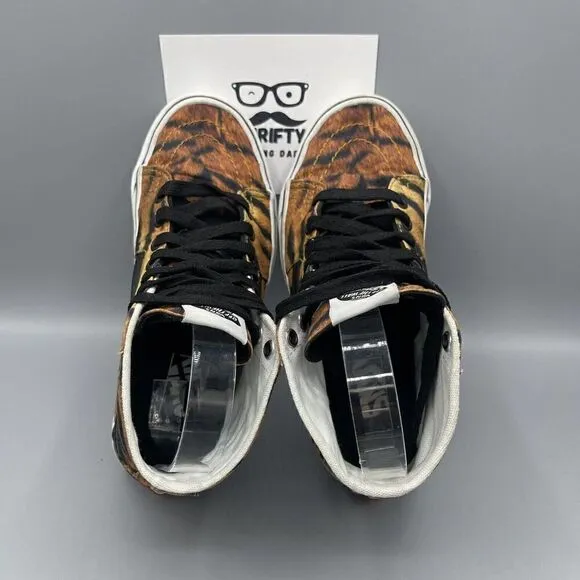Vans Tiger Tapered Orange Black High Top Sneakers SK8-HI Men’s 5.5 / Women’s 7