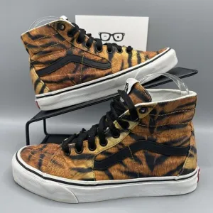 Vans Tiger Tapered Orange Black High Top Sneakers SK8-HI Men’s 5.5 / Women’s 7