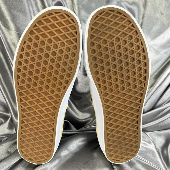 Vans Unisex National Geographic Blue Ocean Print Lace-Up Low Top Shoes M 7.5/W 9
