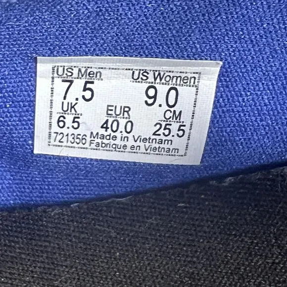 Vans Unisex National Geographic Blue Ocean Print Lace-Up Low Top Shoes M 7.5/W 9