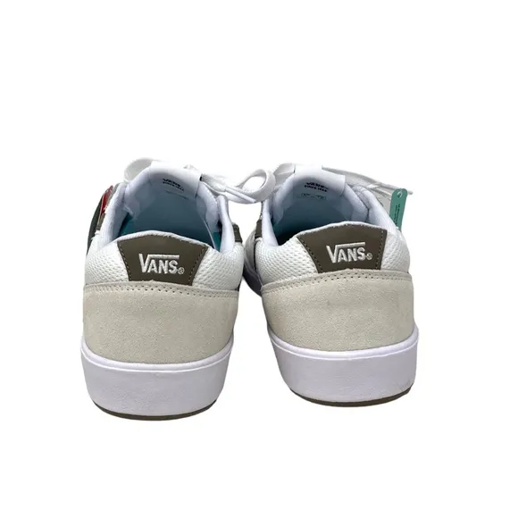 VANS Women Lowland ComfyCush Shoes Low Sneakers Suede Leather Beige VN0A7TNL1NU