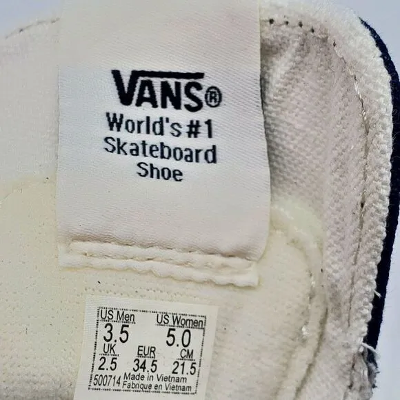 Vans Womens Sk8 Low Reissue Retro Stripes Sneakers Shoes Size 5