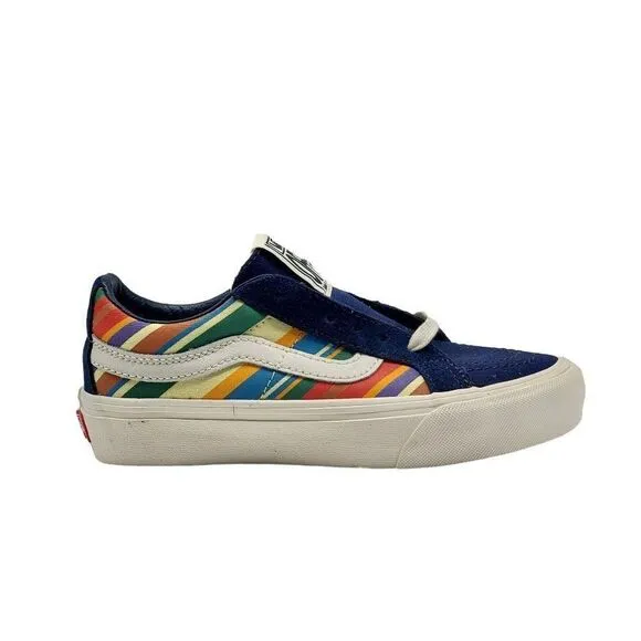 Vans Womens Sk8 Low Reissue Retro Stripes Sneakers Shoes Size 5