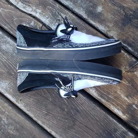 Vans x Disney Night Before Christmas Classic Slip-On Shoes Jack Skellington 6.5