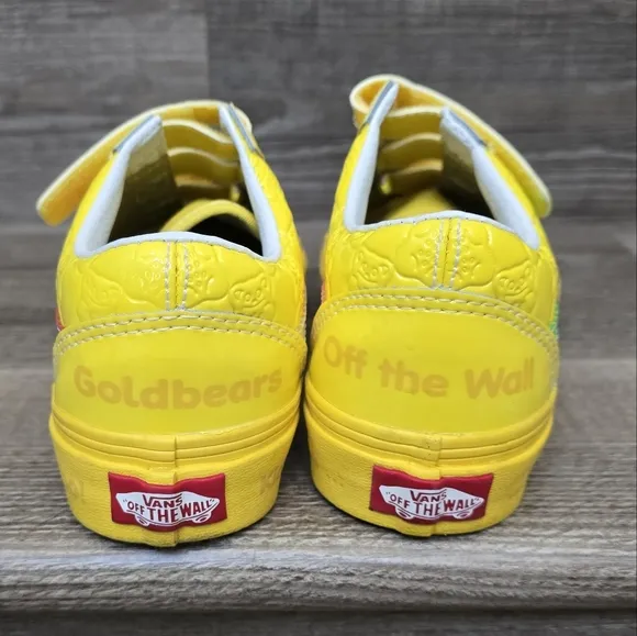 VANS x Haribo Old Skool V Shoes Yellow Skate Leather Low Top mens 3.5 women's 5