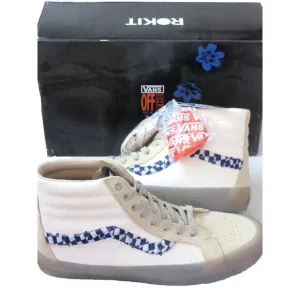Vans x Rokit Men's Sk8-Hi 38 Dx Ws Translucent Pebble shoes Beige Size 12 NIB