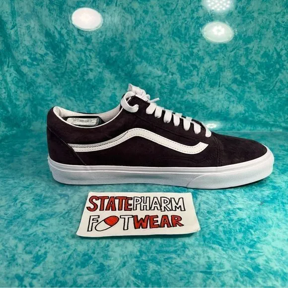 Vans Old Skool Pig Suede Wine Tasting Purple Men’s Low Top Skate Shoes